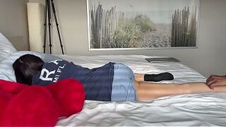 Romantic daytime creampie with a Lalin girl teen from Utah