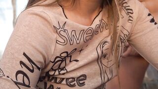 ramrod in throat spinning Sheer MisssVikki