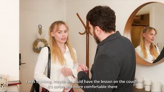 Student Came For English Lesson But Got Anal Training Instead