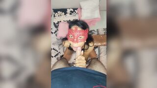 Amateur Oriental Gym angel , fantastic booty , facial spunk fountain