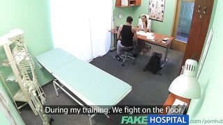FakeHospital Hawt nurse massages patient in advance of sucking and screwing him