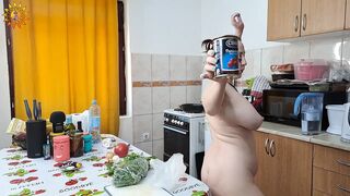 Mila Naturist Cooks the Most good Meat Sauce Bare