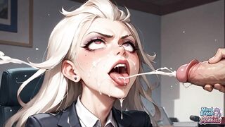 Mind Break Mental Madness Office Fuckfest Triple Penetration Squirting
