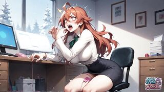Mind Break Mental Madness Office Fuckfest Triple Penetration Squirting