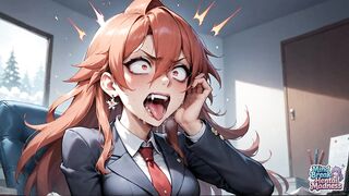 Mind Break Mental Madness Office Fuckfest Triple Penetration Squirting