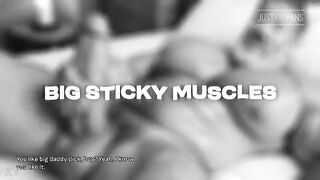 Sticky Muscle Studs Day 48 Preview, AI-Generated Muscle Lads, Large Schlongs, Large Cum Loads