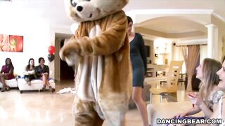 Jordan's Divorcerette CFNM Dancing Bear Party with Boy Strippers (db9527)