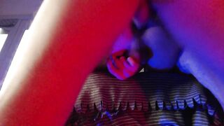 Teen male gets a large dick in his taut aperture