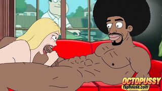 Ebony Plumber Bangs Married Housewife Behind Her Cuckold Spouse's Back