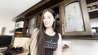 Clumsy and Babe Bites Nylons