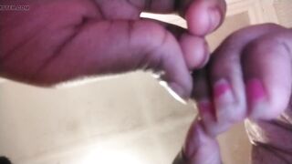 Trying to rid of the nail polish on my nails but failing 1st part?