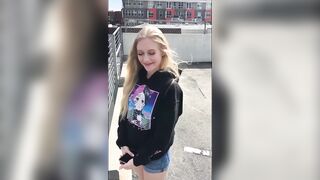 Blond Webcam Whore Tried Porn For The 1st Time - BananaFever