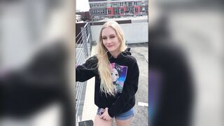 Blond Webcam Whore Tried Porn For The 1st Time - BananaFever
