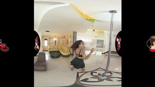 VRLatina.com - 5K VR Porn Staring Ebony Bitch goddess