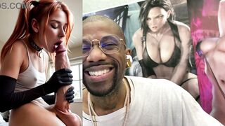 Charming Transgenders Cumming On Every Other, Transgender Ginger Self Sucking And Cumming On Her Face, Large Breast Trans Gals Hands Free Cumming, POV Transgender Cumming On Her Leg, AI Generated