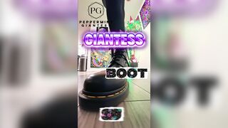 6'7 Giantess in Doc Martens Stomping Hard Immoral Slow-mo Stomps