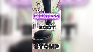 6'7 Giantess in Doc Martens Stomping Hard Immoral Slow-mo Stomps
