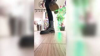 6'7 Giantess in Doc Martens Stomping Hard Immoral Slow-mo Stomps