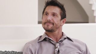 RealityJunkies Teen Babysitter Roleplays Wife for DILF Shlong
