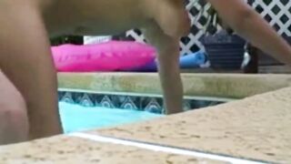 Brandon's Soaked Pool Adventure