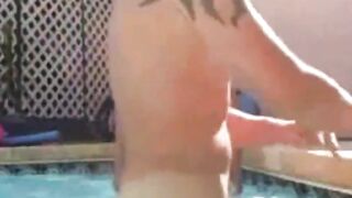 Brandon's Soaked Pool Adventure