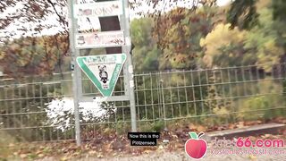 NEARLY CAUGHT! Stranger SCREWS Latin babe Zara Mendez IN PARK dates66