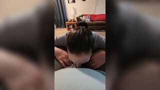 Oral-sex enjoyment cheerful ending