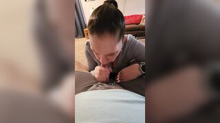 Oral-sex enjoyment cheerful ending
