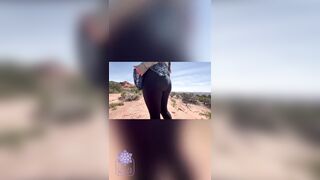 POV Cum All Over Large Melons Banged a Stranger in Nature Scenic Hike