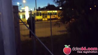 PUBLIC BANG w/ Kessie Shy behind billboard in Berlin! Dates66