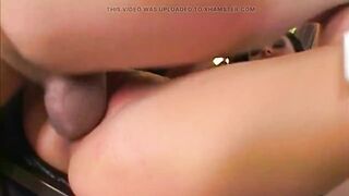 Brunette hair Playgirl's Intensive Coarse Bang and Explosive Climax