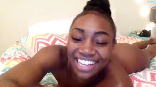 Camsoda model reacts to Lovesense in her cunt
