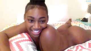 Camsoda model reacts to Lovesense in her cunt