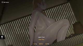 Anime Game – Arrival of the Bitch goddess - Lustful Hawt Hot Golden-haired Woman Gets Her Vagina Smashed By The Tribal Chief