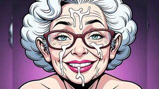 Vintage Toon Style Facials