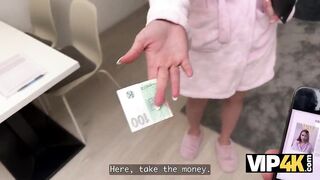 VIP4K. Overdue Debt is no problem for this Slutty Redhead