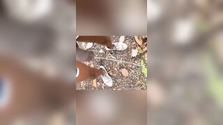 Outdoor Risky Void urine and Bate Compilation