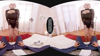 Breasty Beauty Wicky Talks Obscene & Bangs Hard in 5K POV VR
