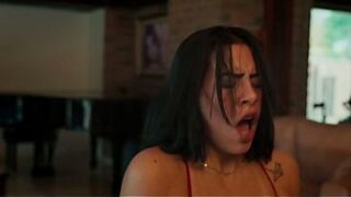 Spouse discovers his Latin chick wife's infidelity and shows her who's boss by screwing her hard