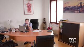 Doc's vacation postponed due to breasty client Chessie Kay's hardcore longing