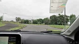 My dude gives me a car and I thank him with the superlatively good oral sex right there in the street - POV