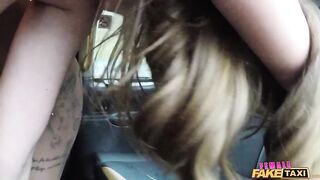 Posh Lesbo gets her Thrills from a Lesbo Taxi Driver - Female Fake Taxi