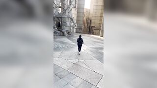 Soviet Monument Sex with the Anal Granny
