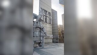 Soviet Monument Sex with the Anal Granny