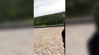 Soviet Monument Sex with the Anal Granny