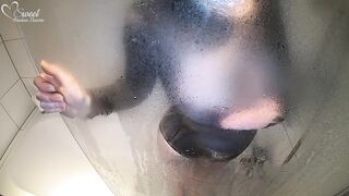SCREW my HAWT Stepmother in the SHOWER - Leaking Creampie