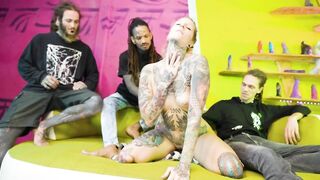 Punk Maid Takes Triple Coarse Bang – Double Permeated, ATM Humiliation