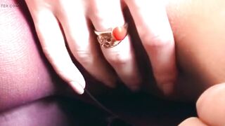 Public Blow job Tease and Sloppy Fingering Explosion