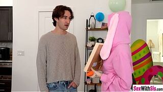 Hawt teen drank large penis and after blow job playgirl enjoyed hardcore twat screwing