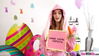 Hawt teen drank large penis and after blow job playgirl enjoyed hardcore twat screwing